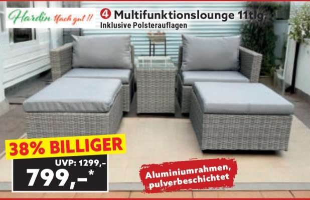Multifunktionslounge 11tlg