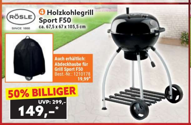 Holzkohlegrill Sport F50
