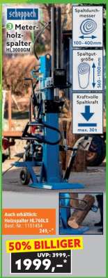 Meterholzspalter HL3000GM