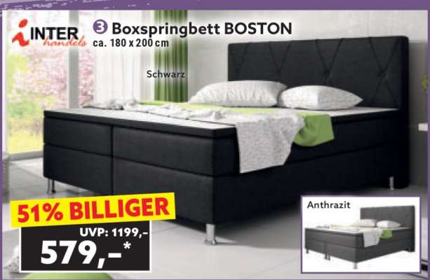 Boxspringbett BOSTON
