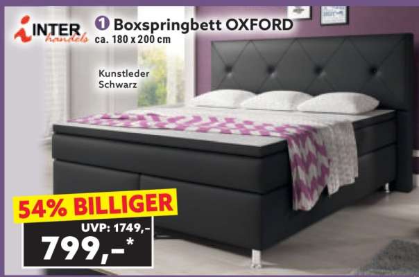 Boxspringbett Oxford