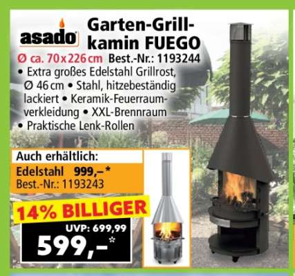Garten-Grillkamin FUEGO