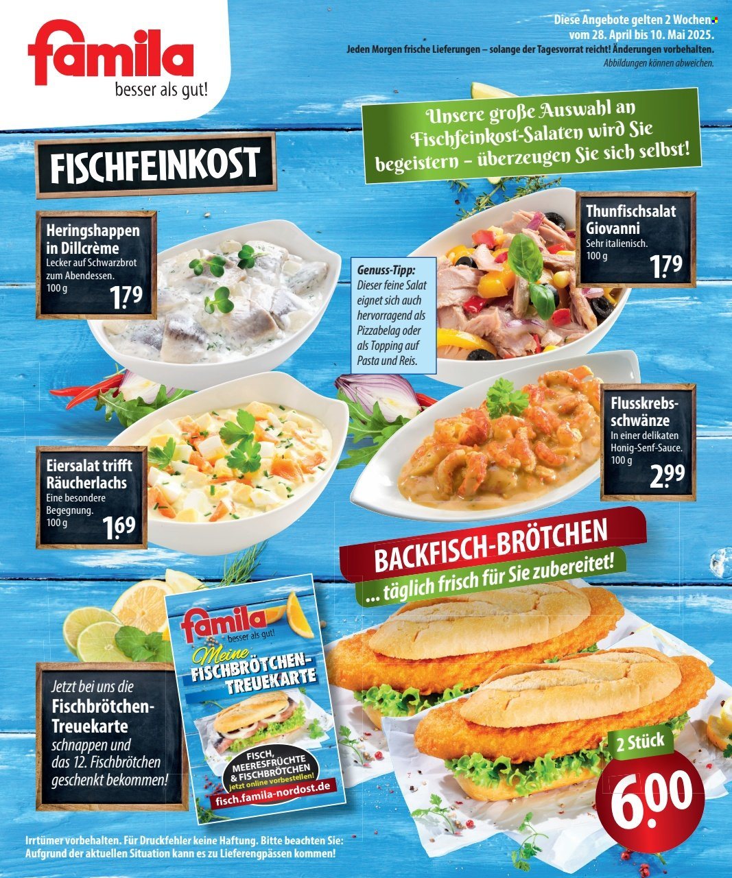 famila Prospekte  - 28.04.2025 - 10.05.2025. Seite 1