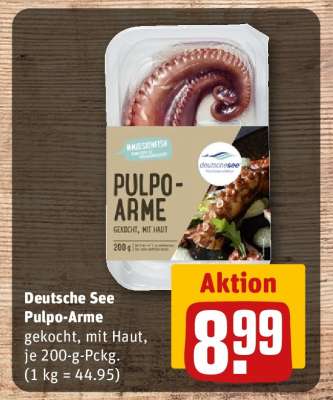 Deutsche See Pulpo Arme