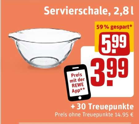 Servierschale, 2,8 l