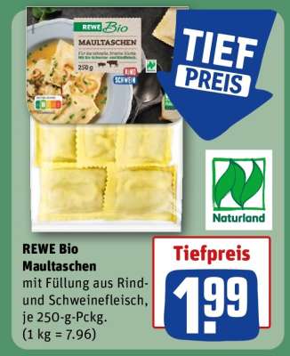 REWE Bio Maultaschen