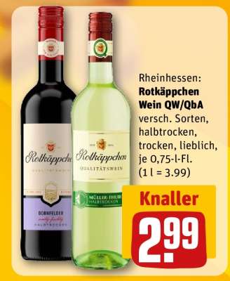 Rotkäppchen Wein QW/QbA