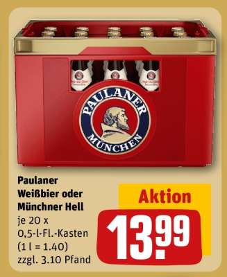 Paulaner Weißbier oder Münchner Hell