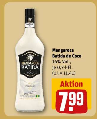 MANGAROCA Batida de Côco
