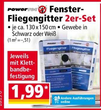 Fenster-Fliegengitter 2er-Set