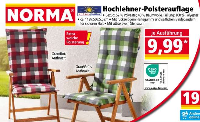 Hochlehner-Polsterauflage