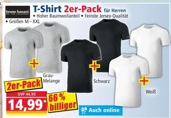 T-Shirt, 2er-Pack