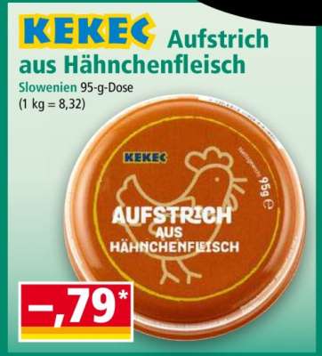KEKEC Aufstrich aus Hähnchenfleisch