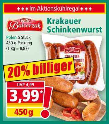Krakauer Schinkenwurst