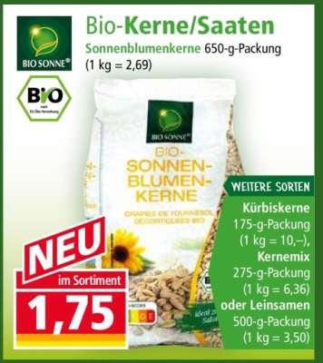 Sonnenblumenkerne 650-g-Packung