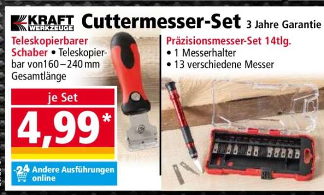 Cuttermesser-Set