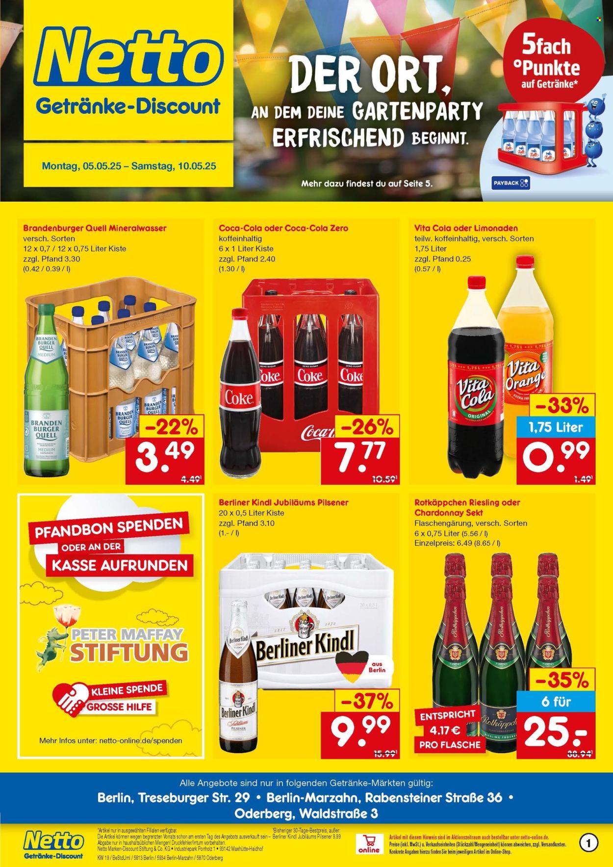 Netto Marken-Discount Prospekte  - 5.05.2025 - 10.05.2025. Seite 1