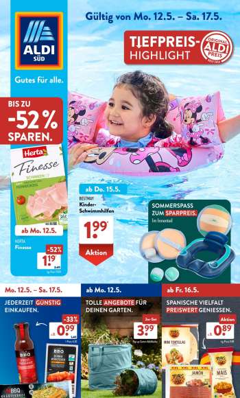 Prospekte ALDI SÜD - 12.05.2025 - 17.05.2025.