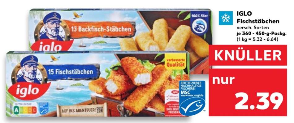Iglo Fischstäbchen
