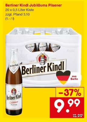 BERLINER KINDL Jubiläums
Pilsener