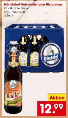 Mönchshof Naturradler oder Blutorange