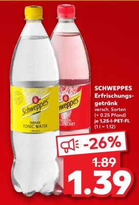 SCHWEPPES Erfrischungsgetränk