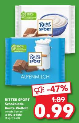 Ritter Sport Schokolade Bunte Vielfalt