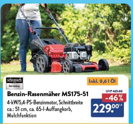 Benzin-Rasenmäher MS175-51