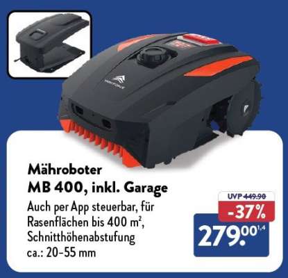 Mähroboter MB 400, inkl. Garage