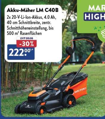 Akku-Mäher LM C40B