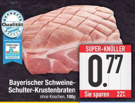 Bayerischer Schweine-Schulter-Krustenbraten