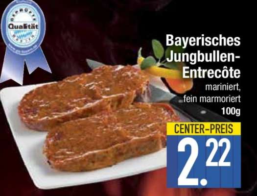 Bayerisches Jungbullen-Entrecôte