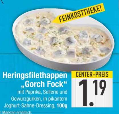 Heringsfilethappen „Gorch Fock“