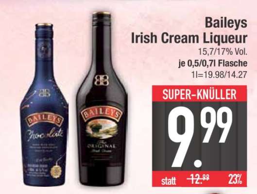 Baileys Irish Cream Liqueur