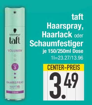 taft Haarspray, Haarlack oder Schaumfestiger