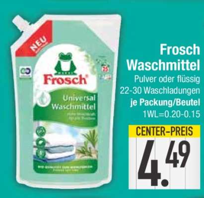 Frosch Waschmittel