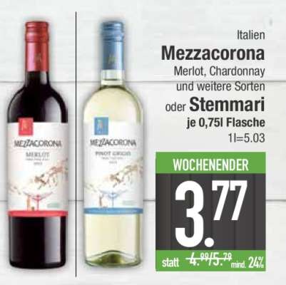 Mezzacorona oder Stemmari