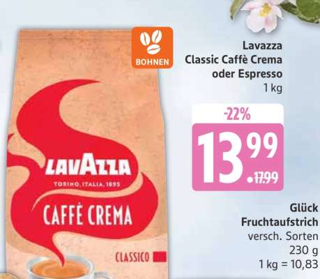 Lavazza Classic Caffè Crema oder Espresso