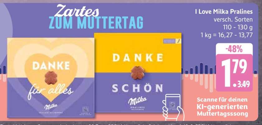 I Love Milka Pralinés