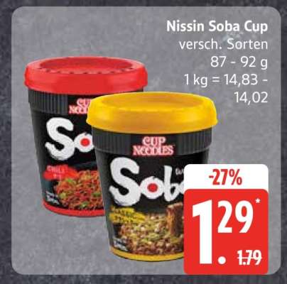 Nissin Soba Cup