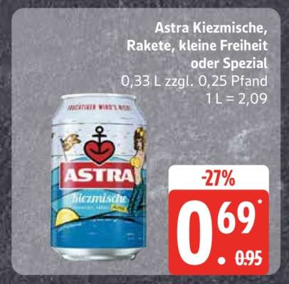 Astra Kiezmische, Rakete, kleine Freiheit oder Spezial