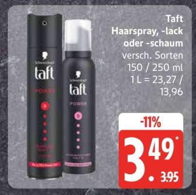 Taft Haarspray, -lack oder -schaum
