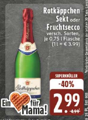 Rotkäppchen Sekt oder Fruchtsecco
