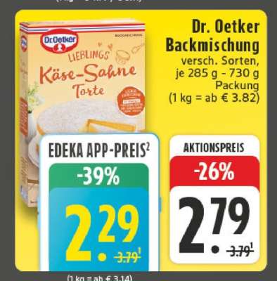 Dr. Oetker Backmischung*