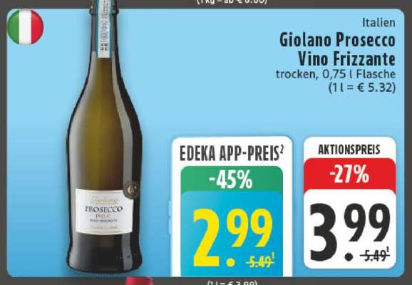Giolano Prosecco Vino Frizzante