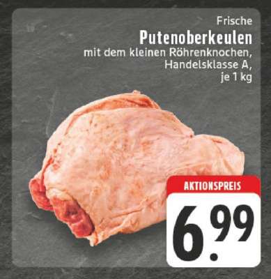 Frische Putenoberkeulen