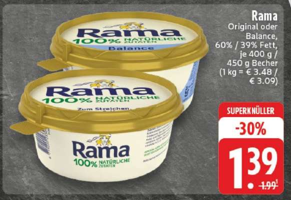 Rama Original oder Balance