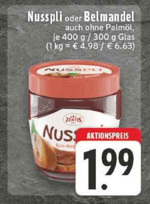 Nusspli oder Belmandel