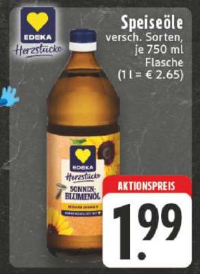 EDEKA Herzstücke Sonnenblumenöl