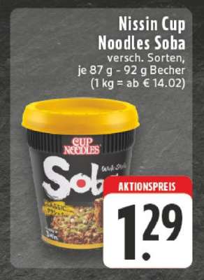 Nissin Cup Noodles Soba